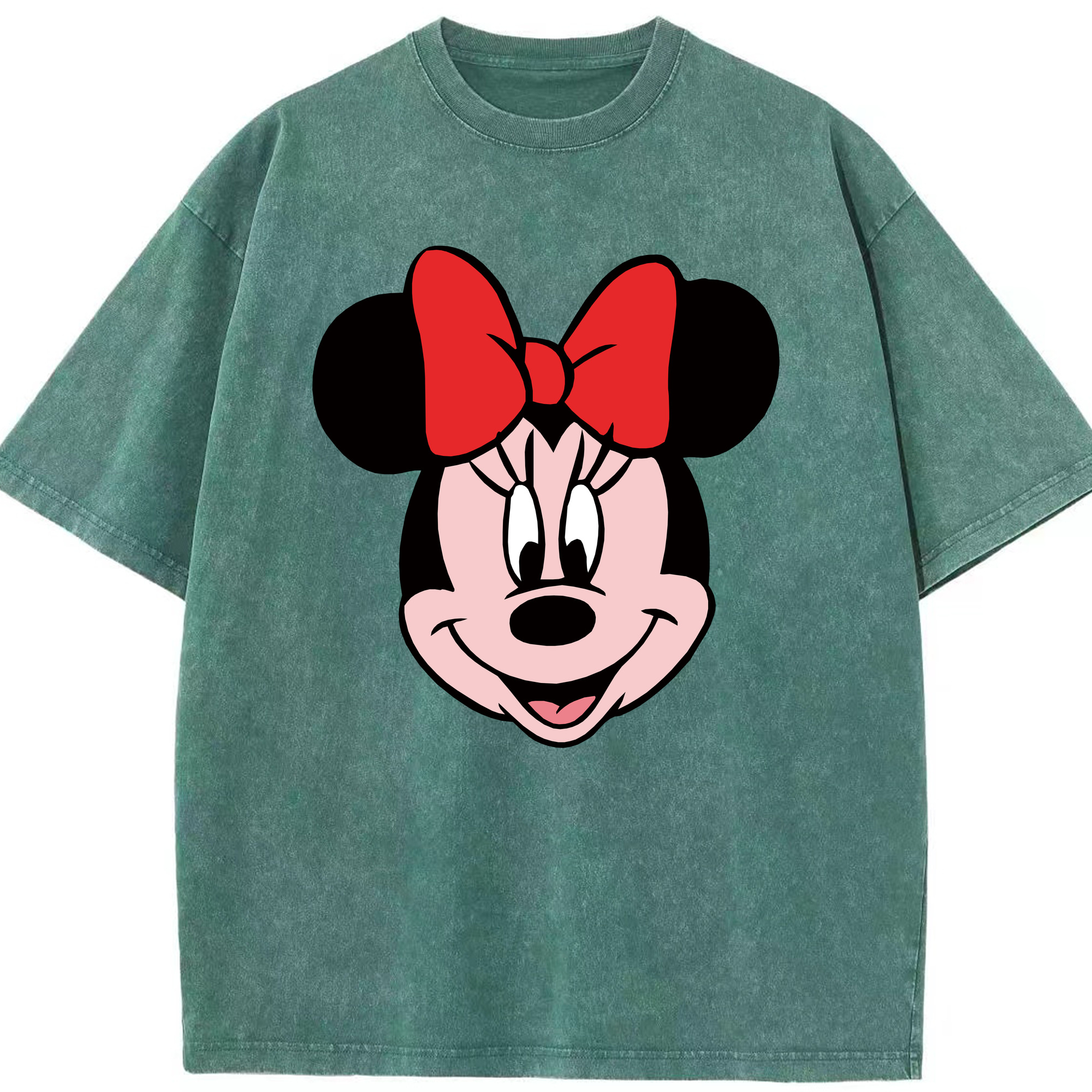 （画像用） ミッキーマウス Mickey Mouse 綿100% ヴィンテージ風 半袖Tシャツ（フロントプリント）